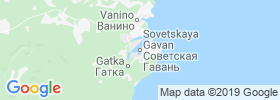 Sovetskaya Gavan' map
